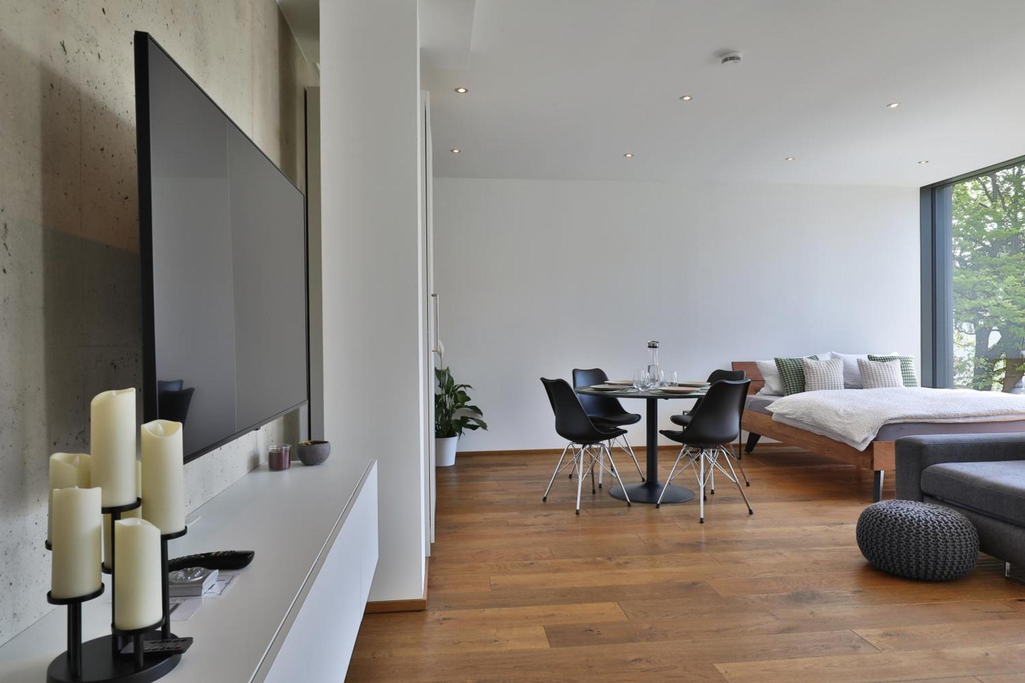 Moderne Studio-Wohnung Герстхофен Экстерьер фото