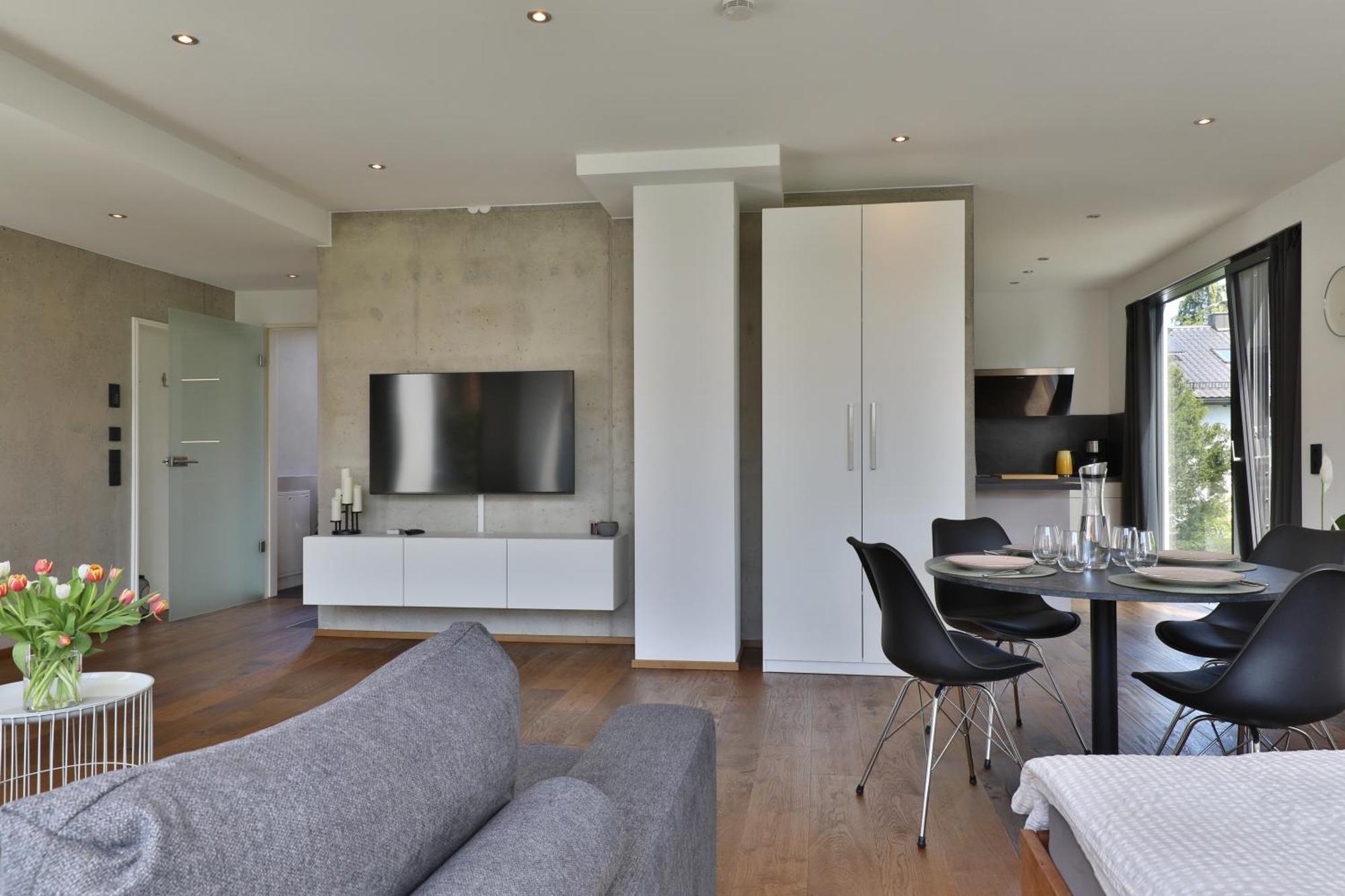 Moderne Studio-Wohnung Герстхофен Экстерьер фото
